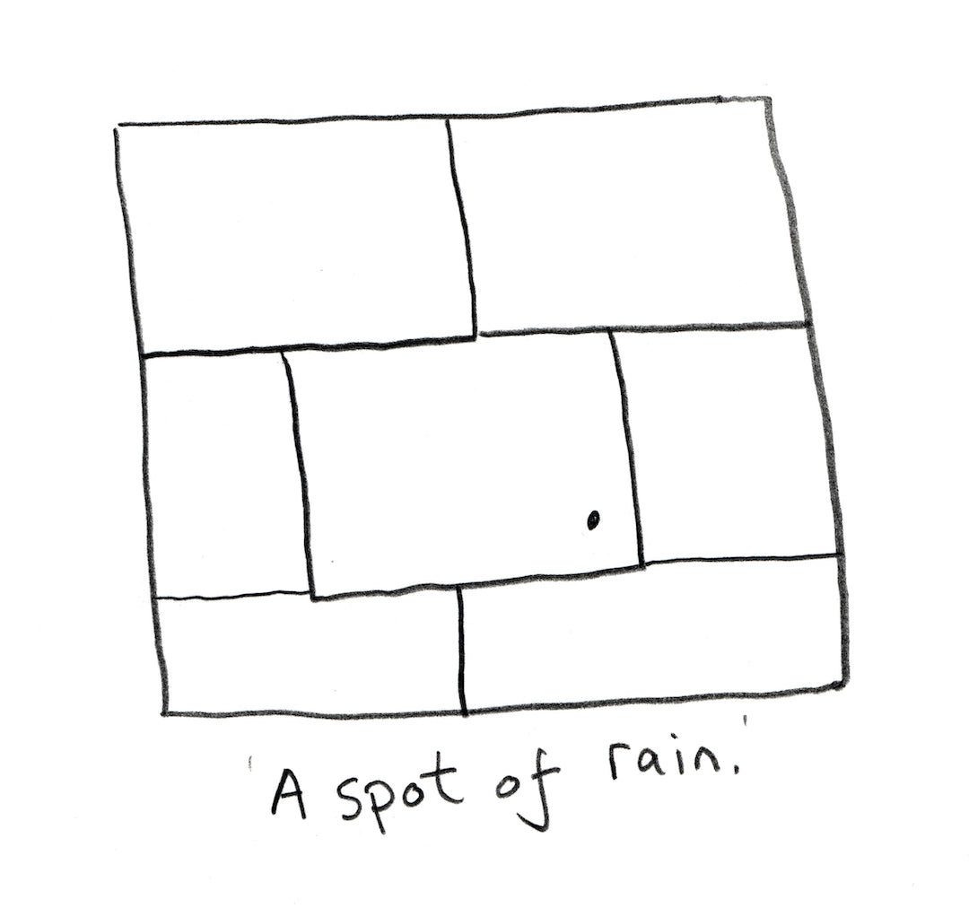 A spot of rain