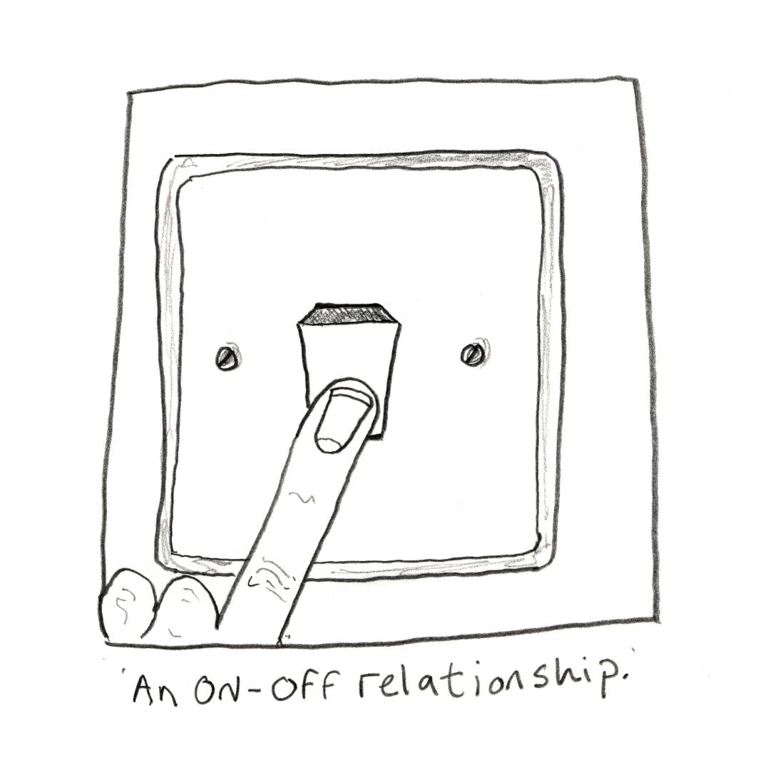 An ON-OFF relationship