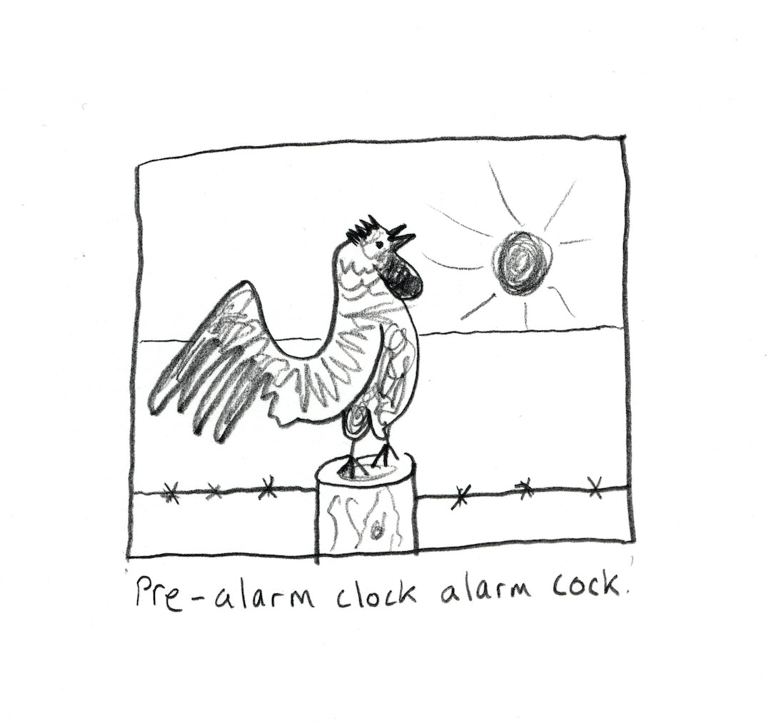 Pre-alarm clock alarm cock