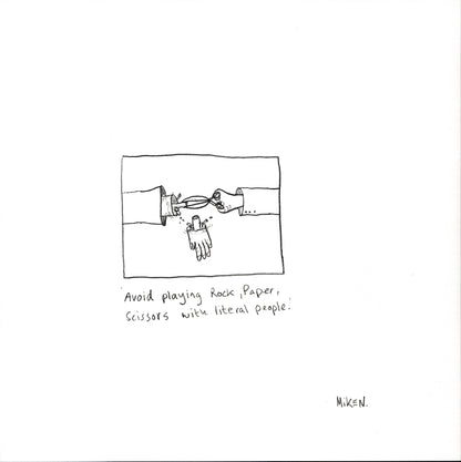 Avoid playing Rock, Paper, Scissors with literal people